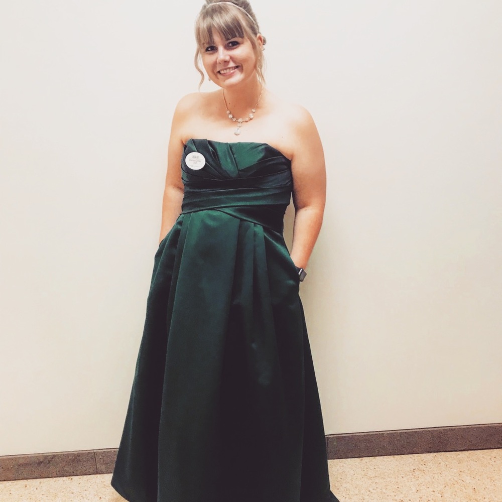 Gem colored David’s Bridal Dress